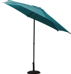 Parasol SOYA azul canard 2,7m