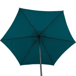 Parasol SOYA azul canard 2,7m