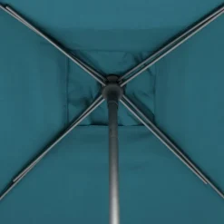 Parasol SOYA azul canard 2.5x2.5m