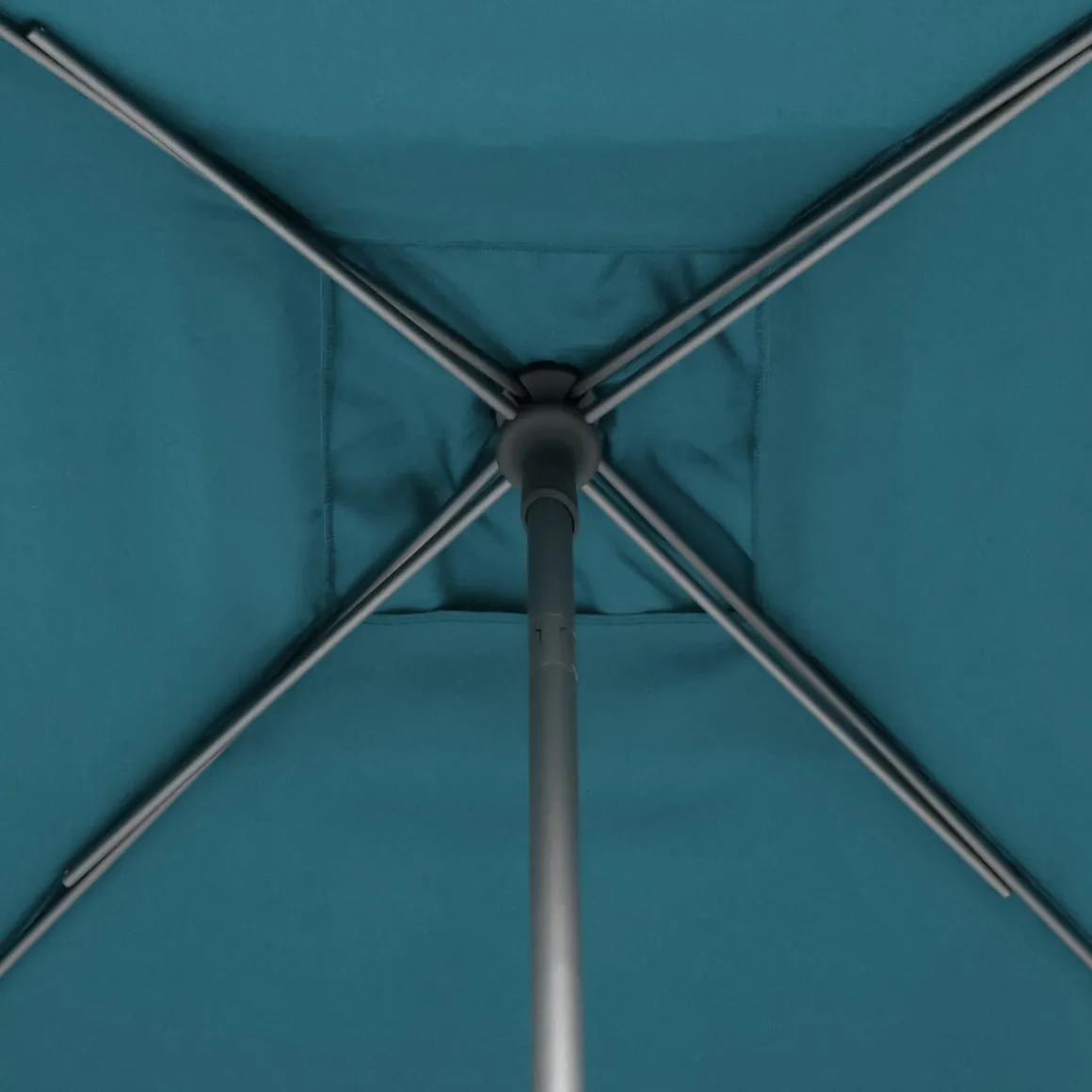 Parasol SOYA azul canard 2.5x2.5m