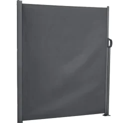 Paraviento plegable color grafito 3x1m