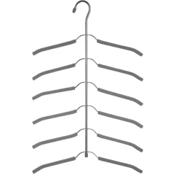 Percha Antideslizante Para 6 Camisas