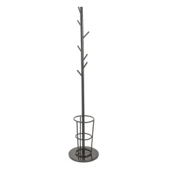 Percha con 7 ganchos de metal negro