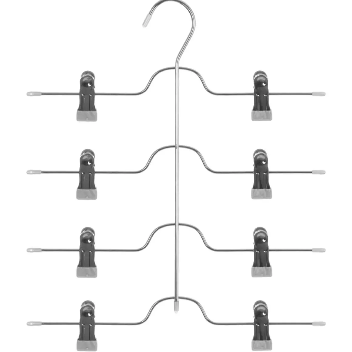 Percha Metal/Pvc P/Pantalones C/Pinzas