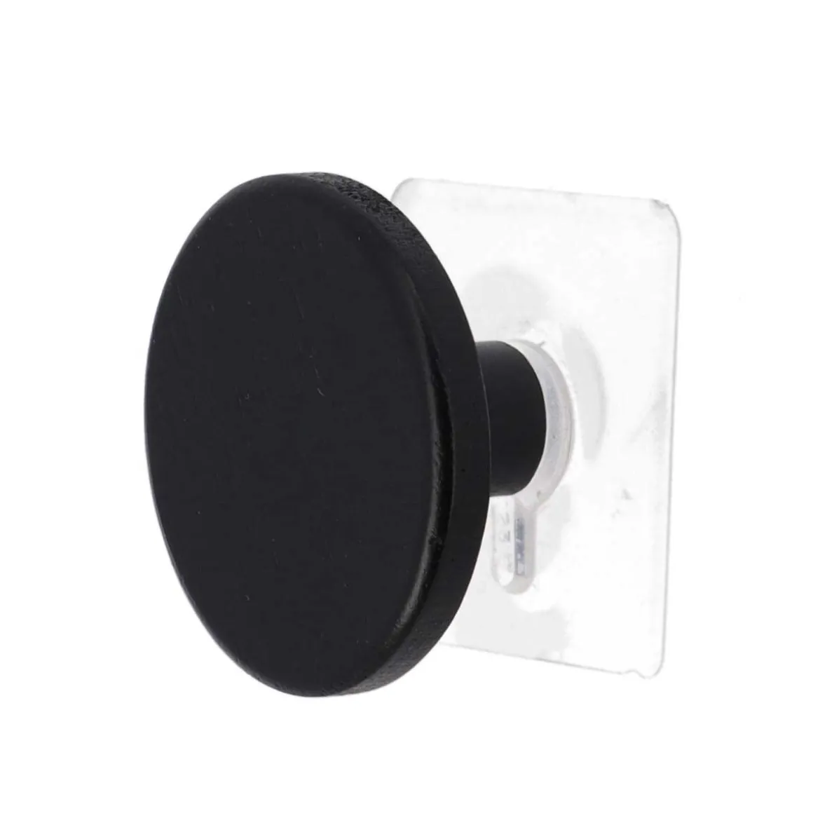 Perchero Baño Negro De Madera 6.5cm