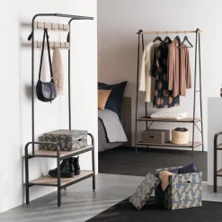 Perchero con zapatero JANO 165cm