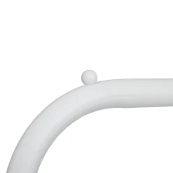 Perchero de metal blanco