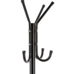 Perchero de pie metálico con 8 ganchos
