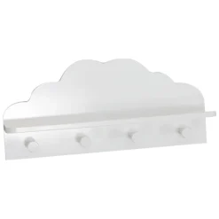 Perchero Nube Blanco 48x22x12Cm