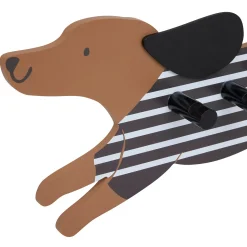 Perchero perro mdf con 5 ganchos