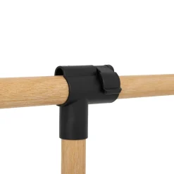 Perchero simple con barra extensible