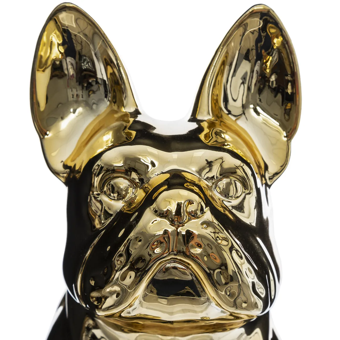 Perro decorativo dorado