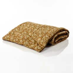 Pie De Cama Floral Beige 65x180cm