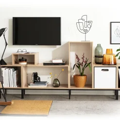 Pies Metálicos Para Estante Mix 67x29