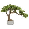 Planta bonsai artificial con maceta 45cm