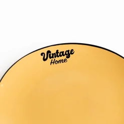 Plato de Postre BE VINTAGE Amarillo 19cm
