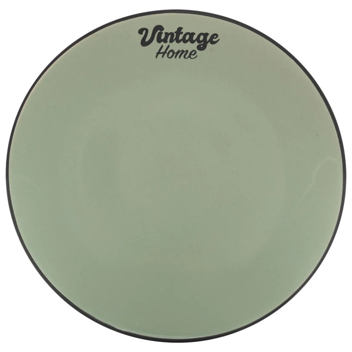Plato de postre BE VINTAGE verde 20cm