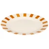 Plato de postre CHERI amarillo de porcelana 19cm