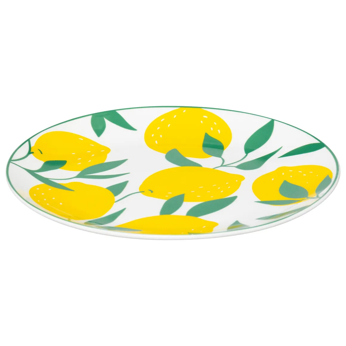 Plato de postre de porcelana CITRONS 19cm