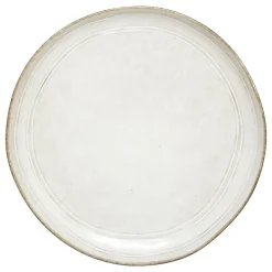 Plato de postre FLOWER gris 22cm