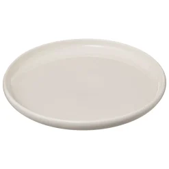 Plato de postre NORA blanco de porcelana 21cm