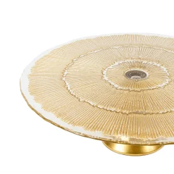 Plato De Tarta Con Pie Ixxir De Vidrio 33Cm