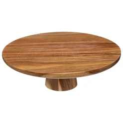 Plato De Tartas De Acacia 28Cm