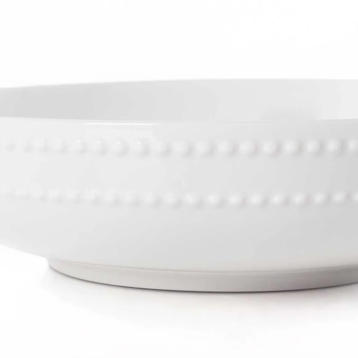 Plato hondo AMELIE blanco 23cm