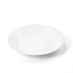 Plato Hondo Blanco de Cerámica