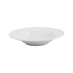 Plato Hondo Blanco Tiza de Cerâmica 23cm