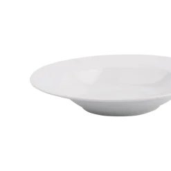 Plato Hondo Blanco Tiza de Cerâmica 23cm