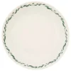 Plato hondo LAURIER blanco de porcelana 20cm
