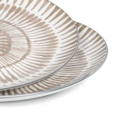 Plato Llano Alive Gris 26.5cm