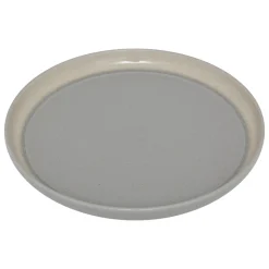 Plato llano ANITA verde de cerámica 26cm