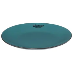 Plato llano BE VINTAGE azul 27cm