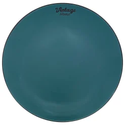 Plato llano BE VINTAGE azul 27cm
