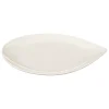 Plato Llano Blanco Gota Porcelana 26cm