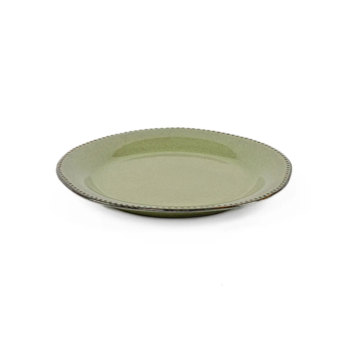 Plato Llano Capri Verde Cerámica 27cm