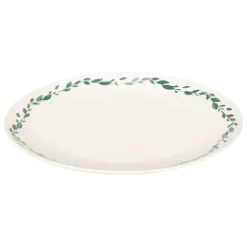 Plato llano LAURIER porcelana blanca 27cm