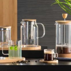 Plato Llano Ovalado De Bambú 20x10Cm