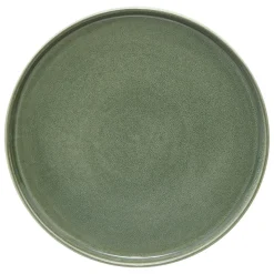 Plato llano TERRE INC verde 27cm