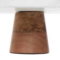 Plato para tarta blanco de mármol 25cm