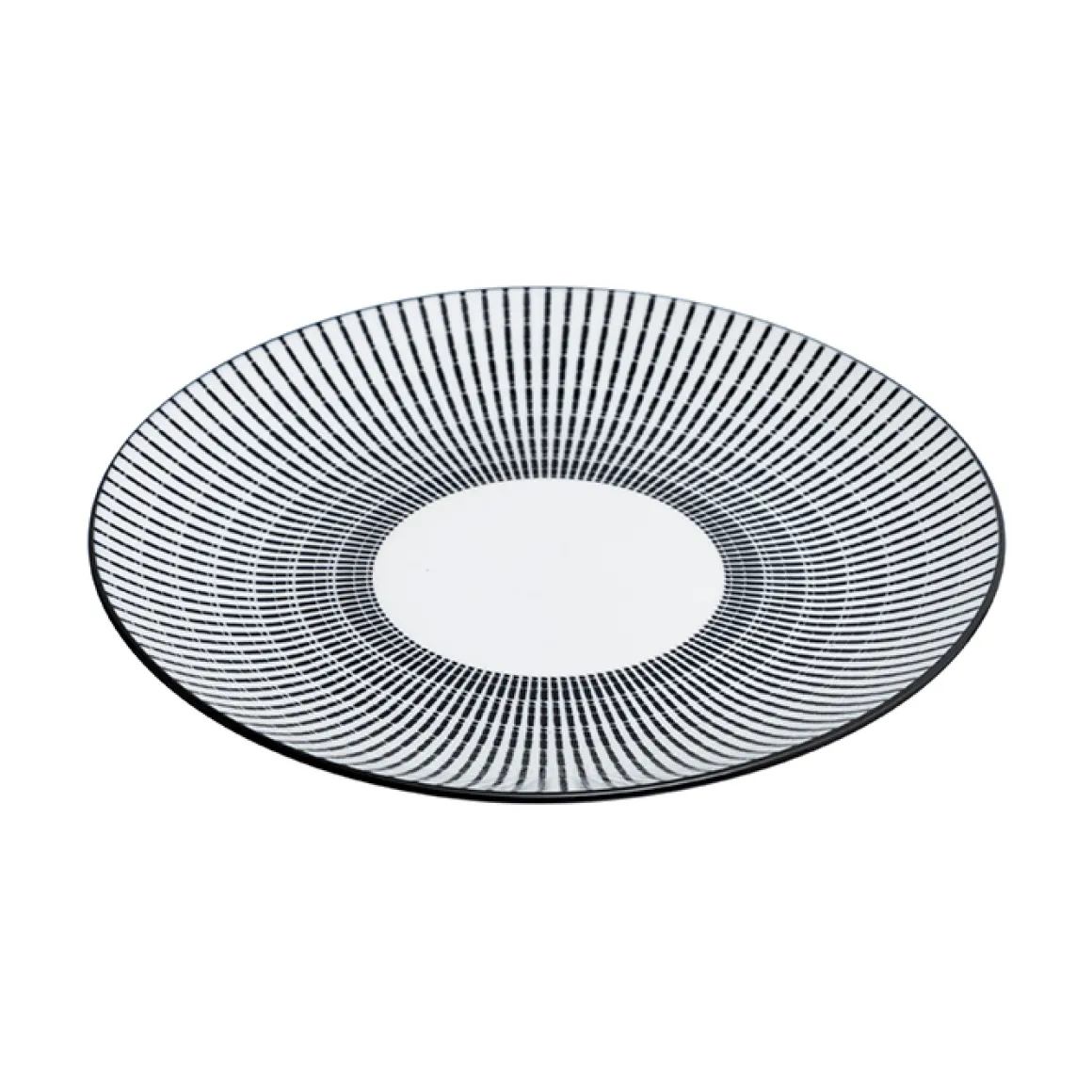 Plato Postre 19cm Lunis Negro