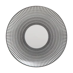 Plato Postre 19cm Lunis Negro