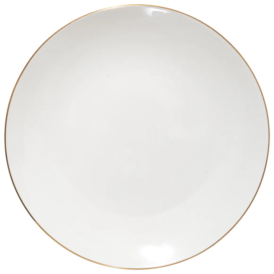 Plato Postre Petit Salon con Borde Dorado