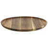 Plato Presentación Marrón De Madera Acácia 38cm