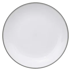 Plato Square Negro/Blanco 25Cm