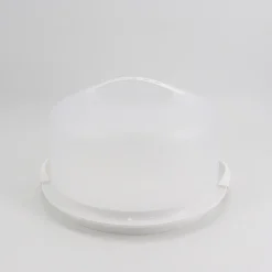 Porta Tartas Redondo Blanco