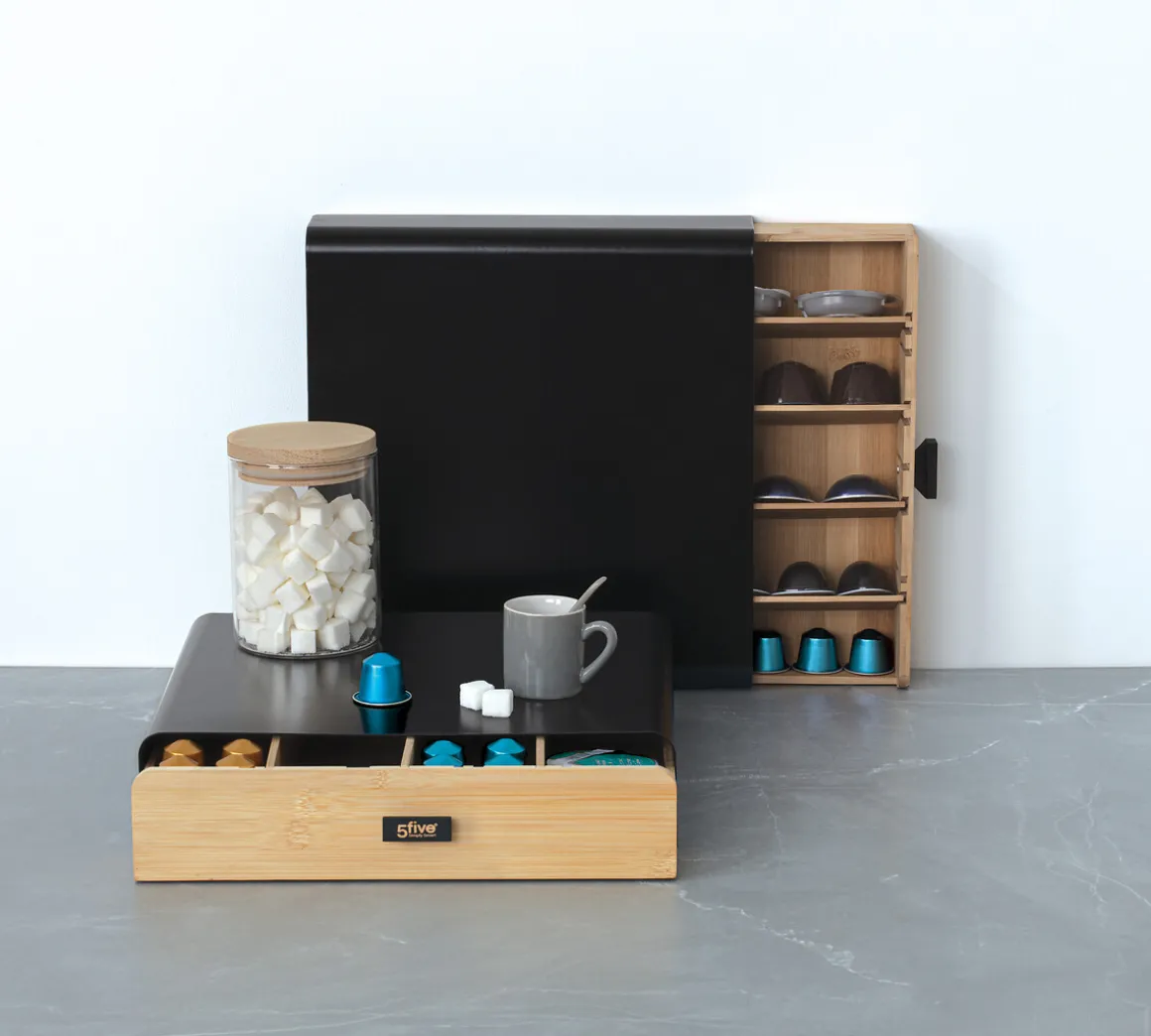 Portacápsulas De Café Metalico C/Cajón