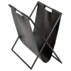 Porta-revistas cuero negro TWISTED LIME